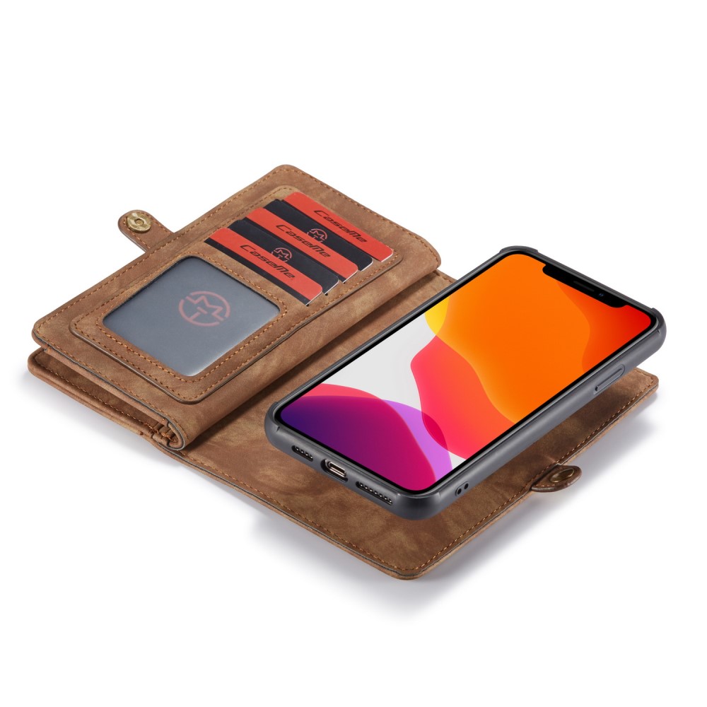 Taltech
CASEME 2-in-1 Plånboksfodral för iPhone 11 Pro - Brun