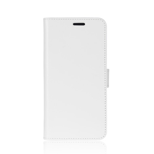 UTGATT1 - Crazy Horse Plånboksfodral för Huawei Y6 - Y6 Pro 2019 - Vit