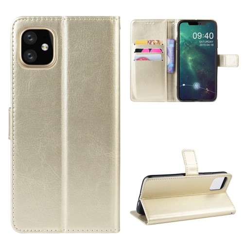 A-One Brand
Crazy Horse Plånboksfodral för iPhone 11 Pro Max - Guld