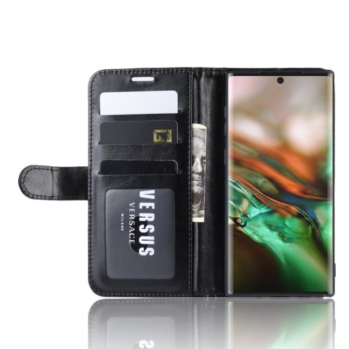A-One Brand
Crazy Horse Plånboksfodral för Samsung Galaxy Note 10 - Svart