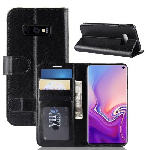 A-One Brand
Crazy Horse Plånboksfodral till Samsung Galaxy S10e - Svart