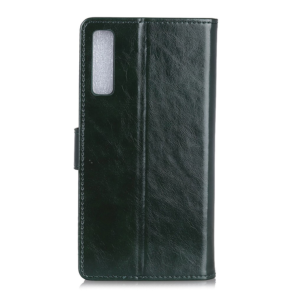 Taltech
Crazy Horse Premium Plånboksfodral för Samsung Galaxy A7 2018 - Grön