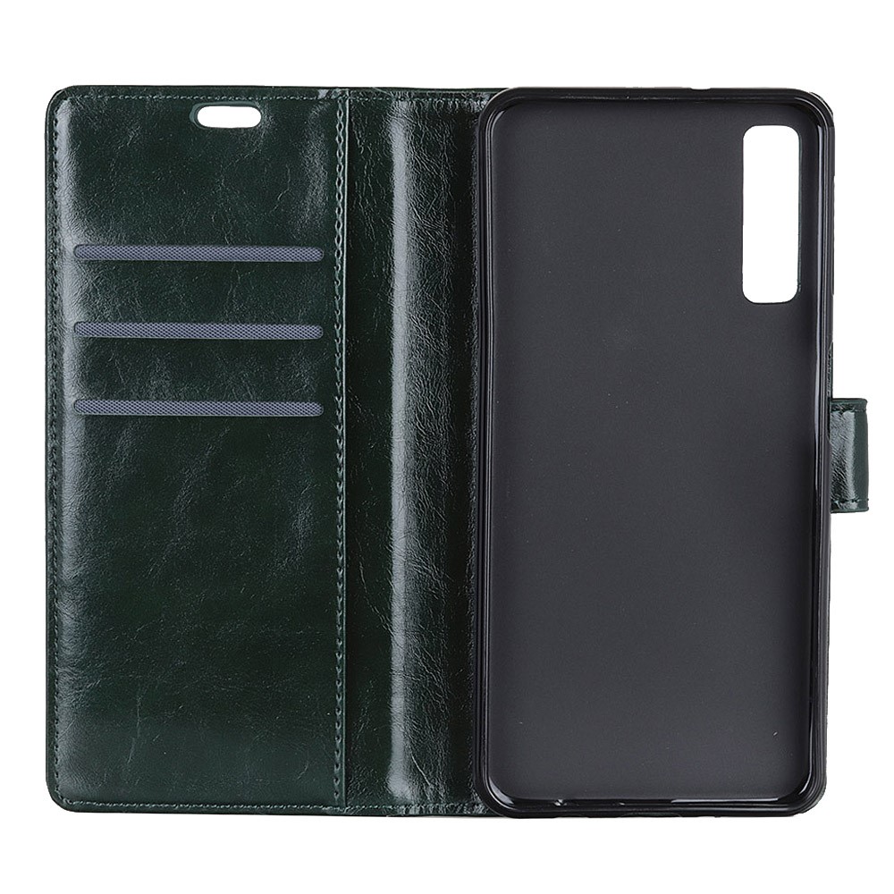 Taltech
Crazy Horse Premium Plånboksfodral för Samsung Galaxy A7 2018 - Grön