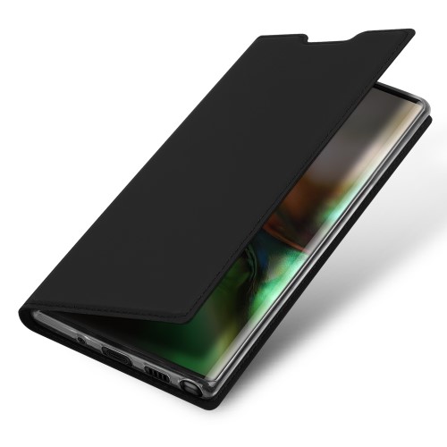UTGATT4 - DUX DUCIS Skin Pro Plånboksfodral för Galaxy Note 10 - Svart