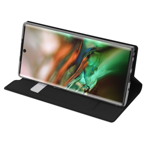 UTGATT4 - DUX DUCIS Skin Pro Plånboksfodral för Galaxy Note 10 - Svart