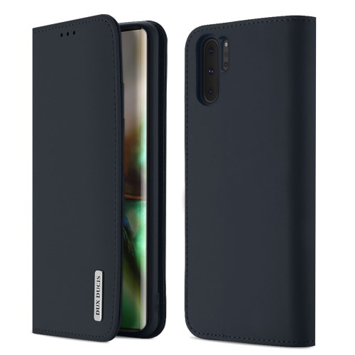 UTGATT1 - Dux Ducis Wish Läderfodral för Samsung Galaxy Note 10 Plus - Blå