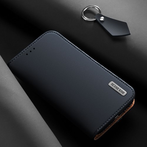 UTGATT1 - Dux Ducis Wish Läderfodral för Samsung Galaxy Note 10 Plus - Blå