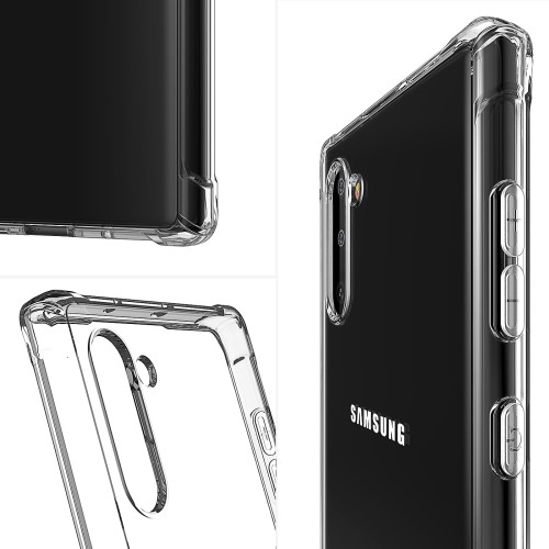 A-One Brand
LEEU DESIGN Shock Proof TPU Skal för Galaxy Note 10 - Transparent