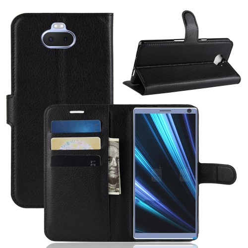 A-One Brand
Litchi Skin Plånboksfodral till Sony Xperia 10 - Svart