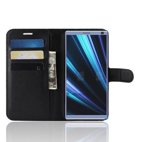 A-One Brand
Litchi Skin Plånboksfodral till Sony Xperia 10 - Svart