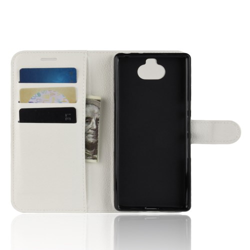 A-One Brand
Litchi Skin Plånboksfodral till Sony Xperia 10 - Vit