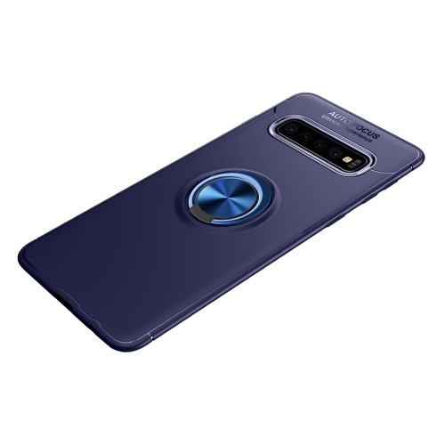 A-One Brand - Magnetiskt Skal med Ring för Samsung Galaxy S10 - Blå