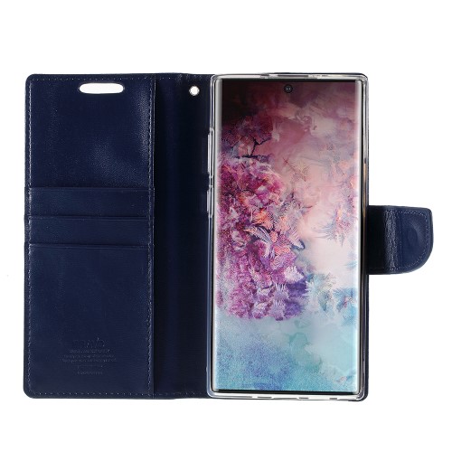 UTGATT4 - MERCURY GOOSPERY Fodral för Samsung Galaxy Note 10 Plus - Blå