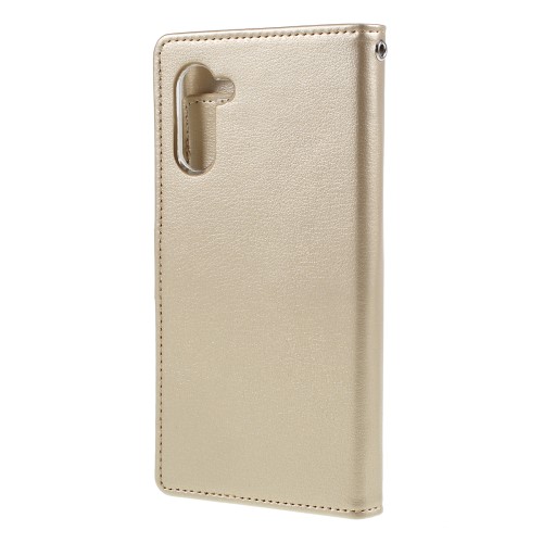 UTGTT - MERCURY GOOSPERY Rich Plnboksfodral fr Samsung Galaxy Note 10 - Guld