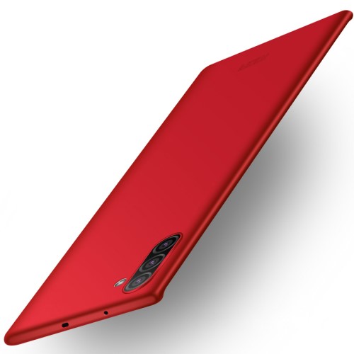 UTGATT4 - MOFI Shield Ultra-Slim Skal för Samsung Galaxy Note 10 - Röd