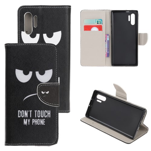 UTGATT1 - Plånboksfodral för Samsung Galaxy Note 10 Plus - Don't touch my phone