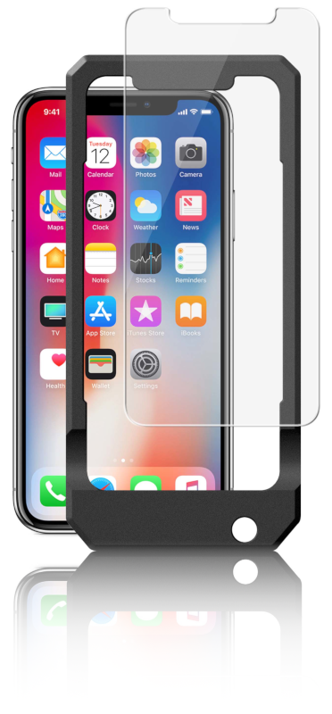 UTGATT1 - SiGN Skärmskydd i Härdat Glas för iPhone 11 Pro- X-XS - Monteringsram