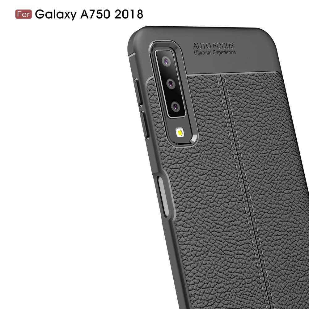 Taltech
Skal i Lädertextur för Samsung Galaxy A7 2018 - Svart