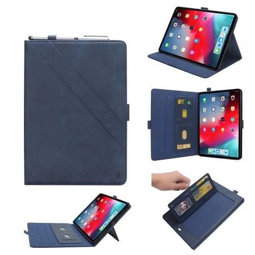 UTGATT4 - Tablet Fodral med Kortplatser till iPad Pro 12.9 (2018) - Blå