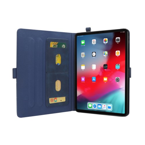 UTGATT4 - Tablet Fodral med Kortplatser till iPad Pro 12.9 (2018) - Blå