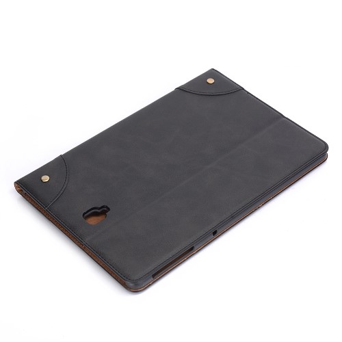 UTGATT5 - Vintage Plånboksfodral till Samsung Galaxy Tab S4 10.5 (2018) - Mörkblå