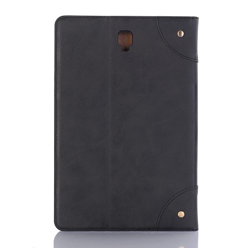 UTGATT5 - Vintage Plånboksfodral till Samsung Galaxy Tab S4 10.5 (2018) - Mörkblå
