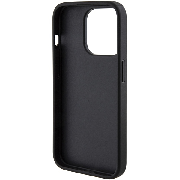 OEM - iPhone 15 Pro Skal Svart Gripstand Triangel Strass