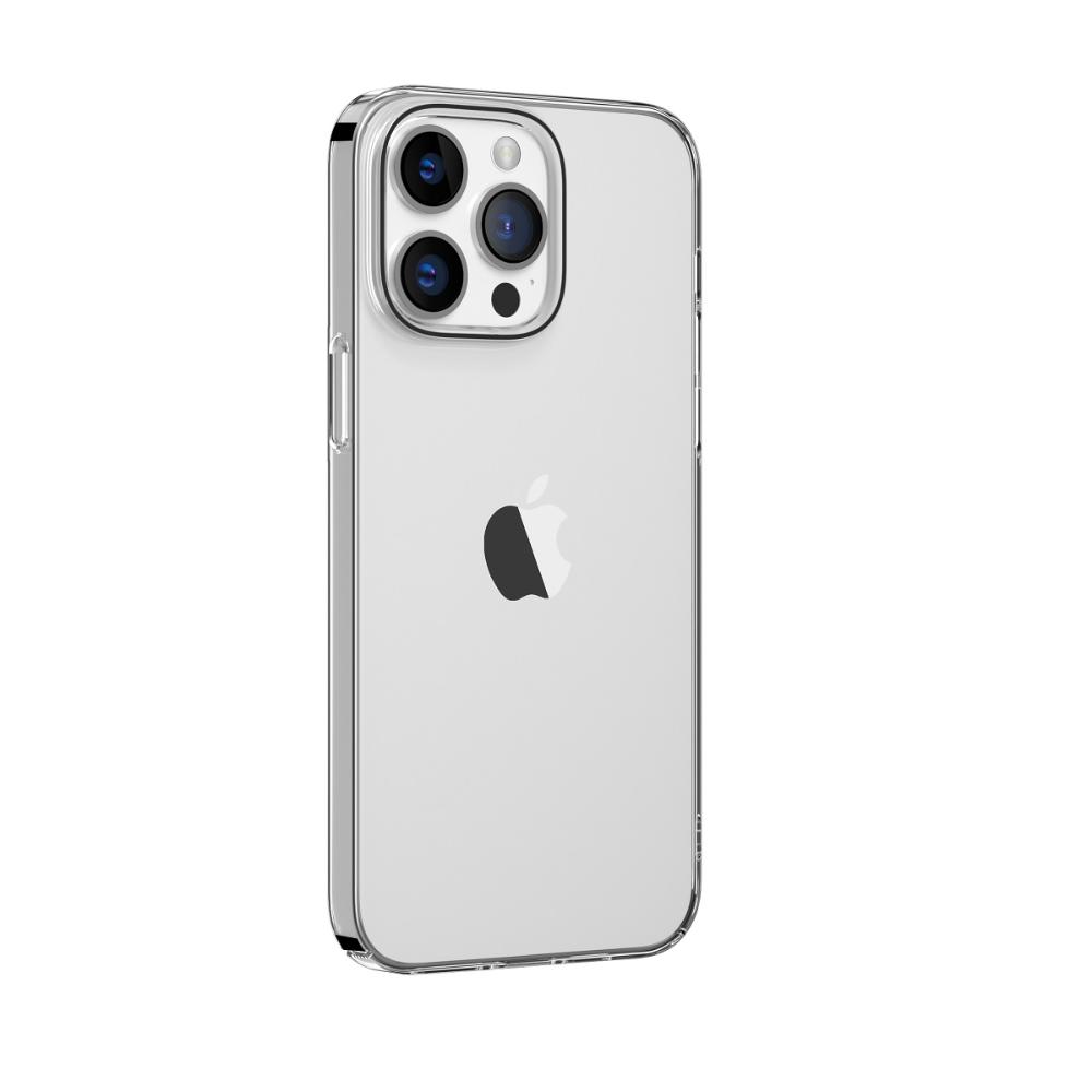 iPhone 15 Pro Max Skal Transparent Antibakteriellt Hårt Skydd