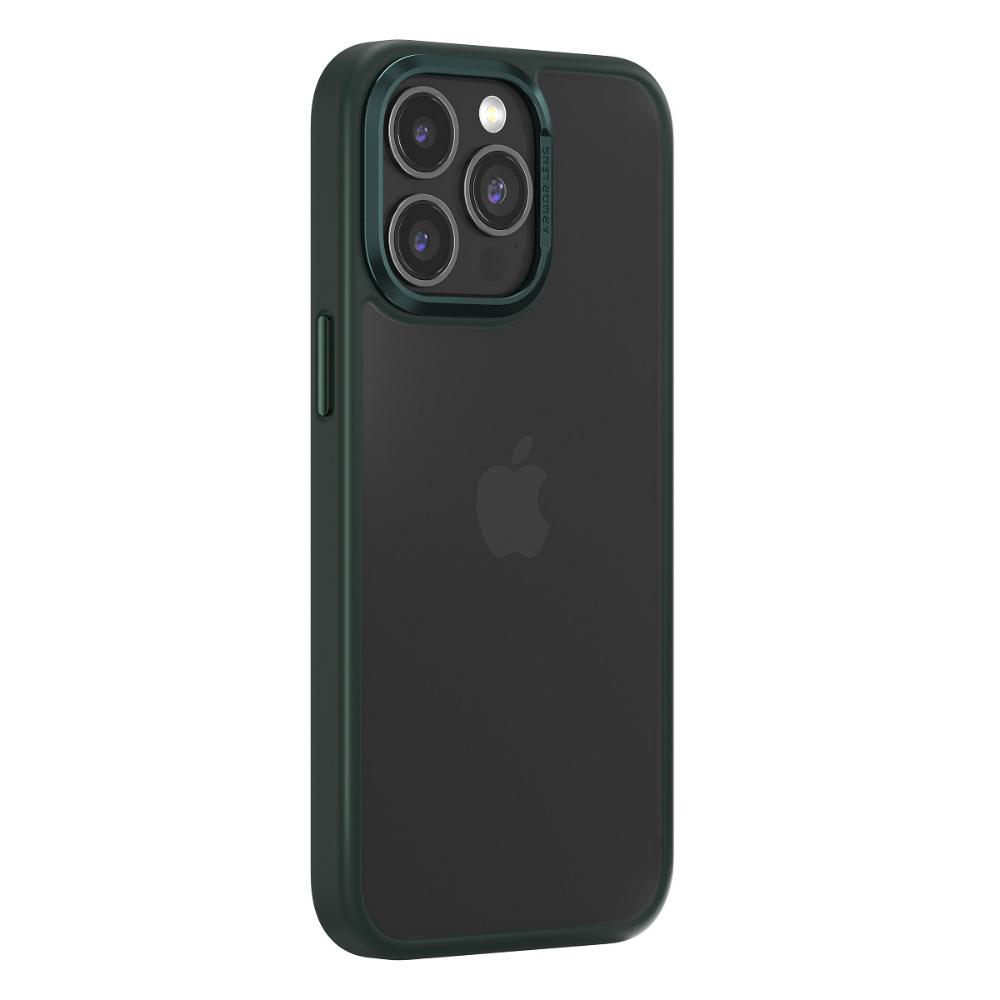 Joy Elegant iPhone 15 Skal Skyddande Stilren Marinblå Grön