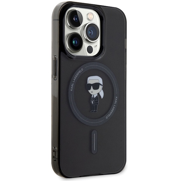 KARL LAGERFELD - Karl Lagerfeld IKONIK Magsafe Fodral för iPhone 14 Pro Max