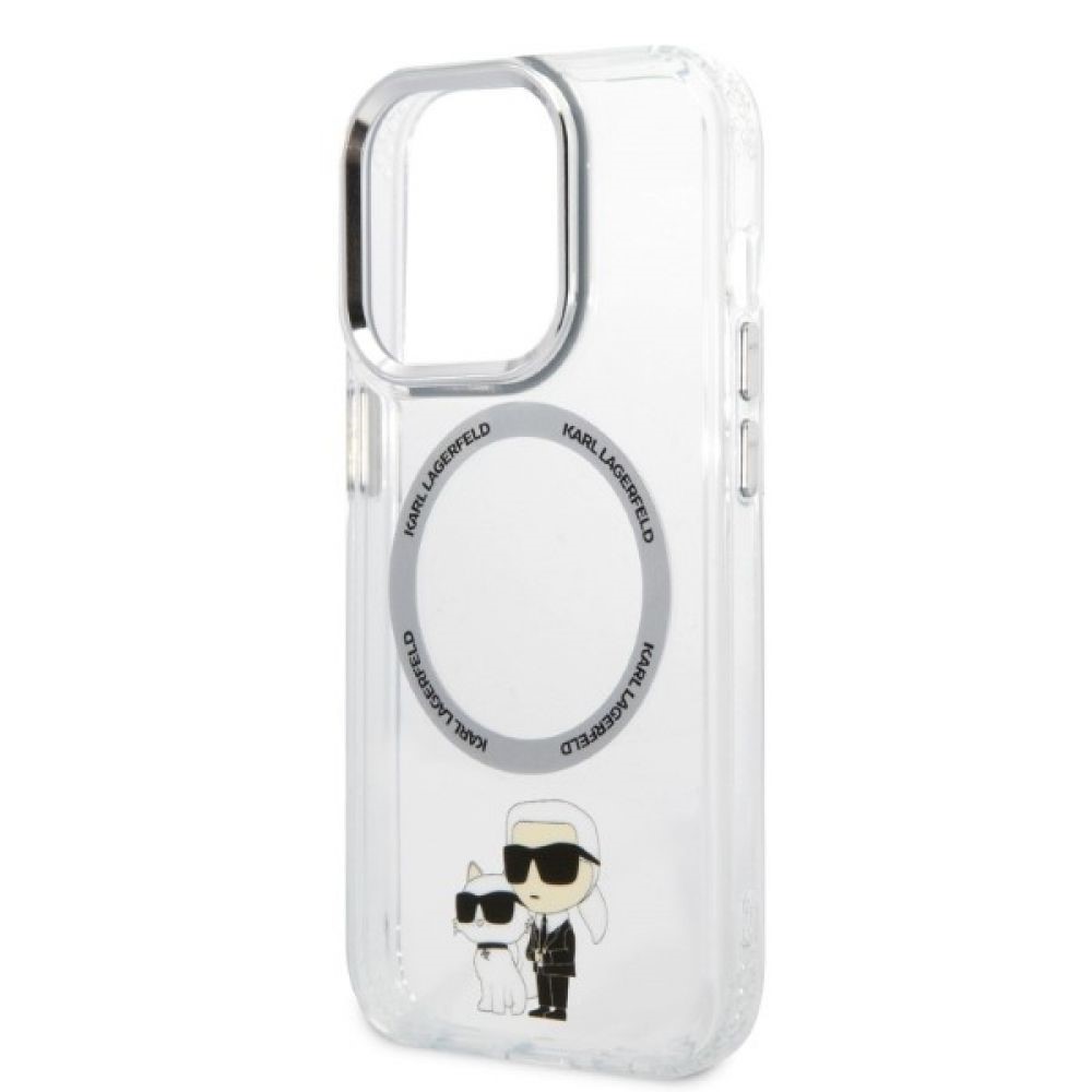 Karl Lagerfeld iPhone 14 Pro Magsafe Transparent Hårdskal