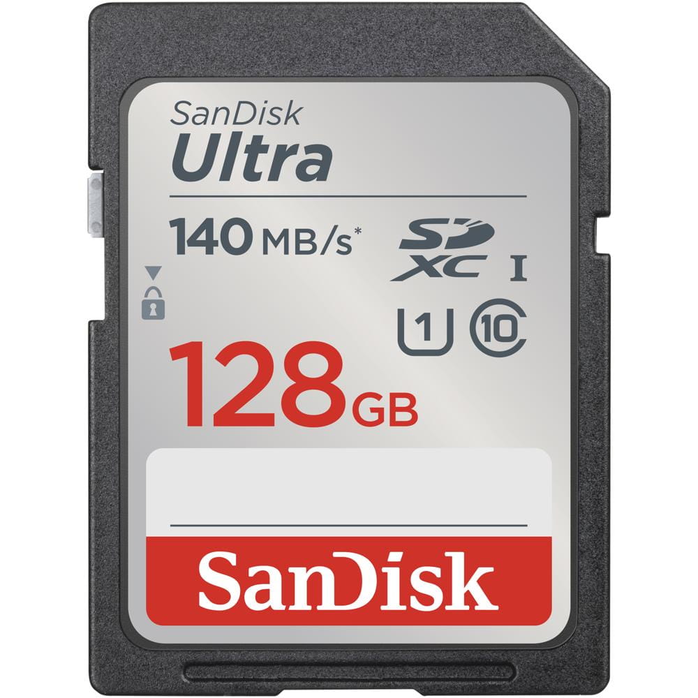 SanDisk Ultra SDXC Minneskort 128GB 140MB/s UHS-I Class 10