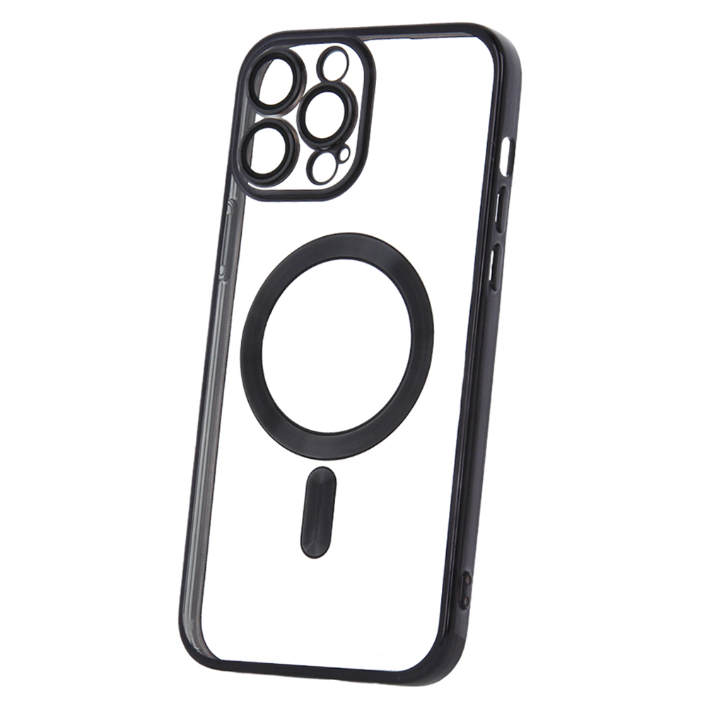 Svart Chrome Mag fodral iPhone 13 Pro Max - Skyddande skal